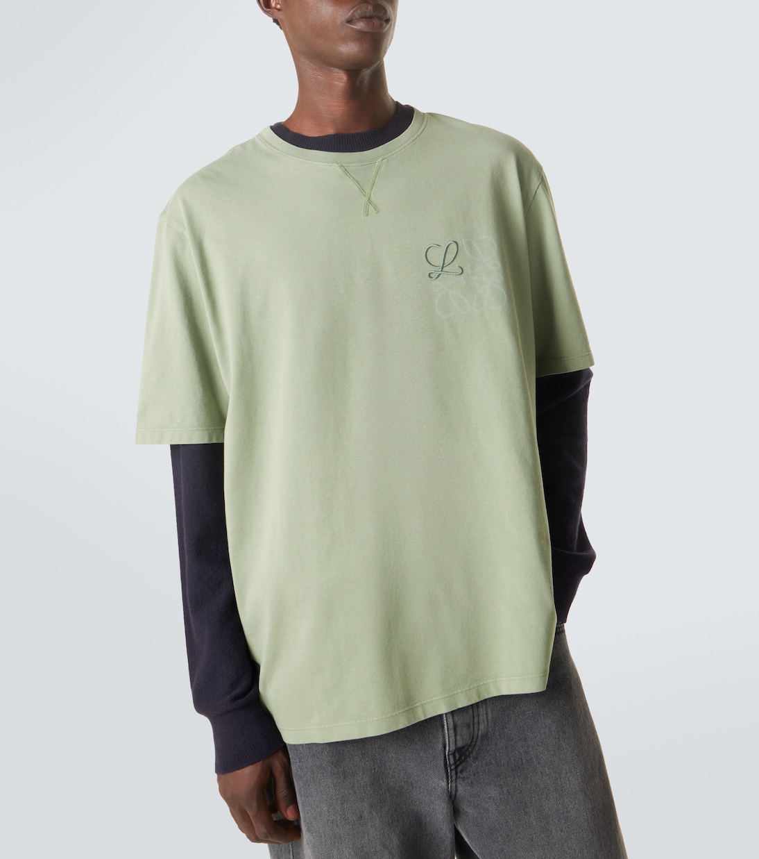 T-Shirt Anagram aus Baumwoll-Jersey | Loewe