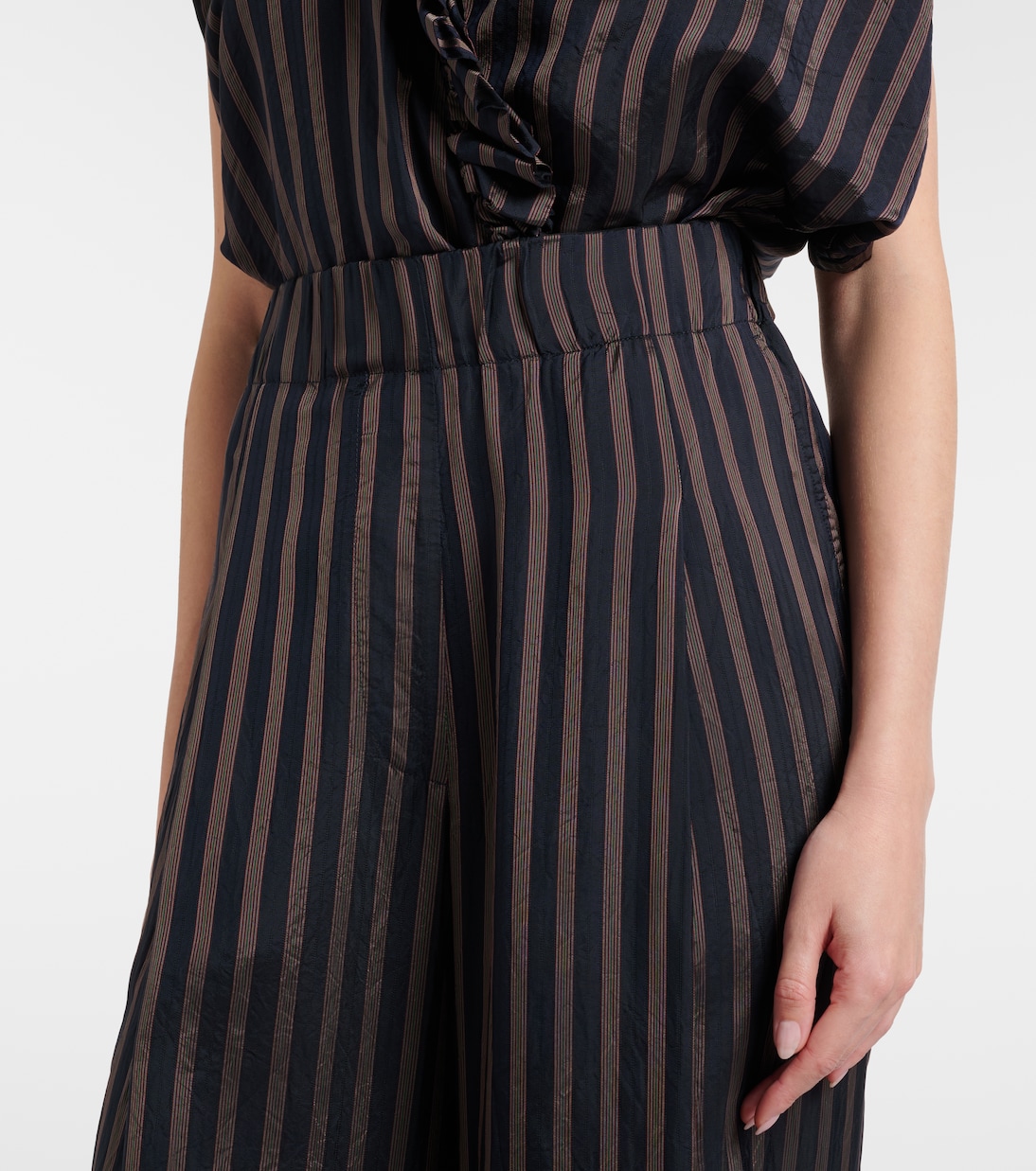 Pantalon ample rayé | Dries Van Noten