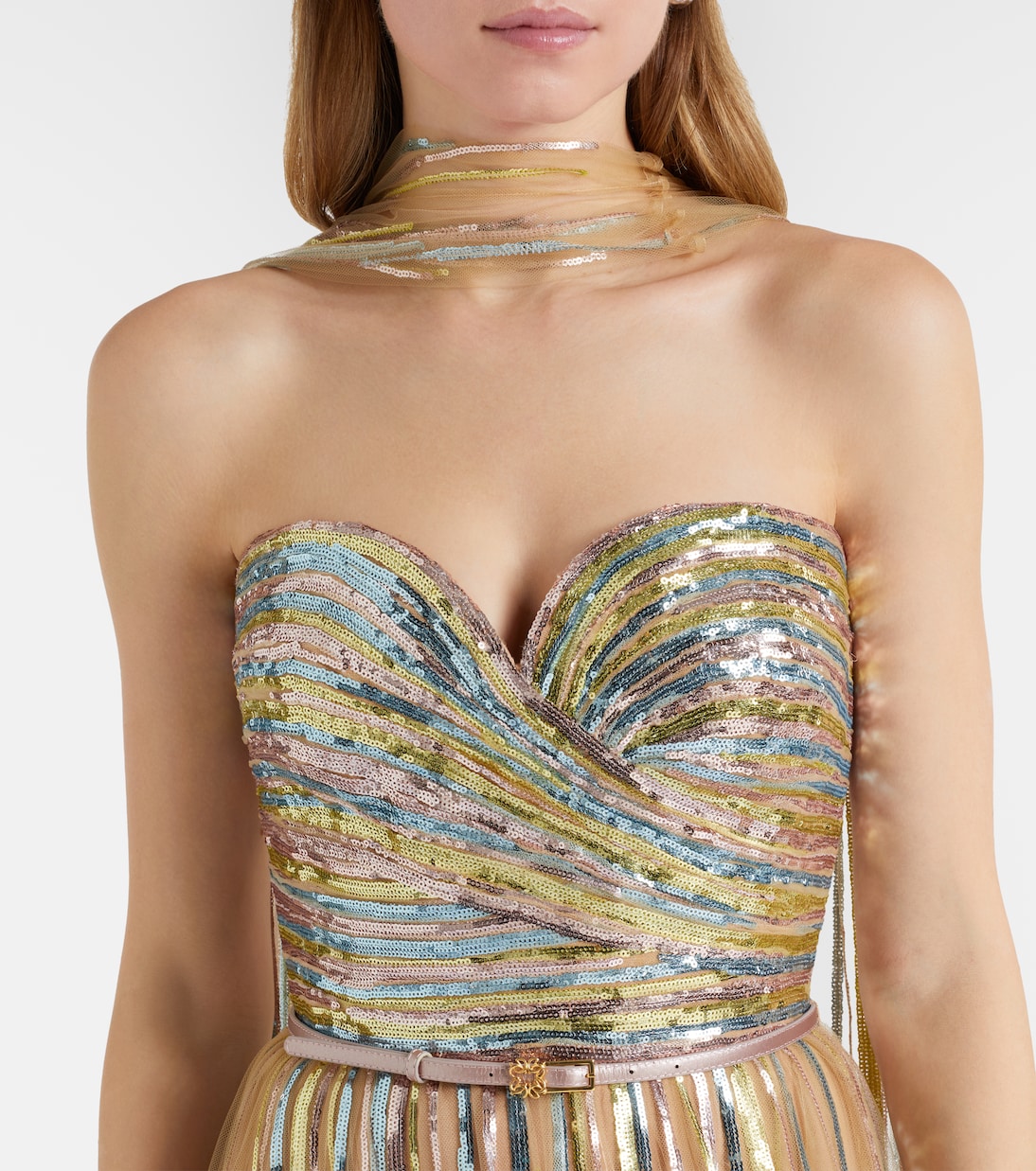 Robe mit Pailletten | Elie Saab