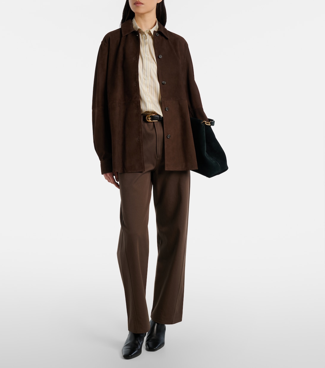 Camisa de seda a rayas | Toteme