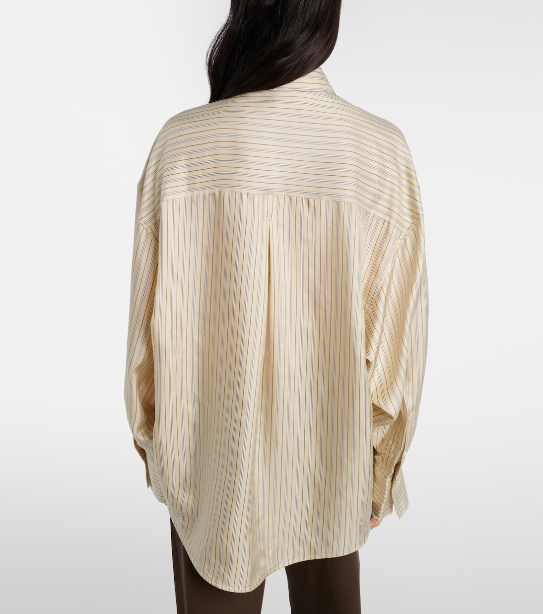 Camisa de seda a rayas | Toteme