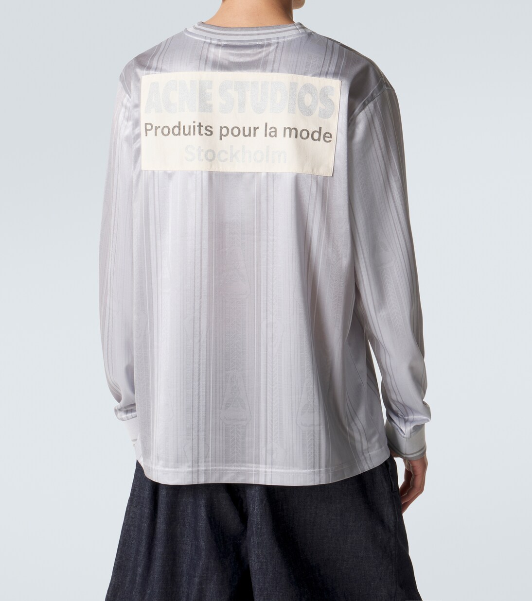 Logo striped T-shirt | Acne Studios