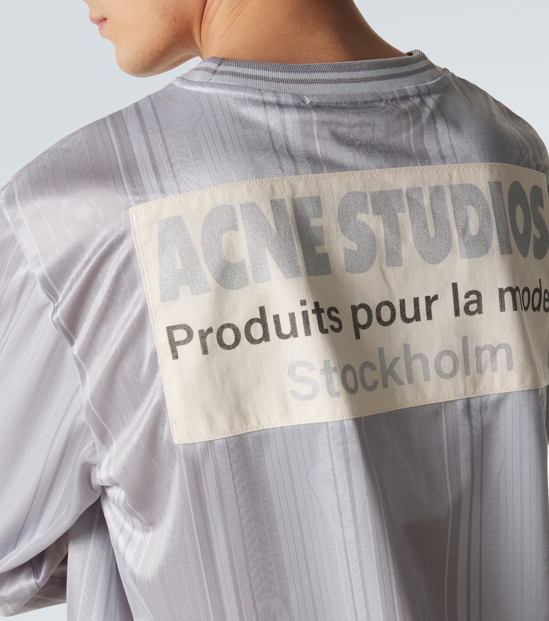 Logo striped T-shirt | Acne Studios