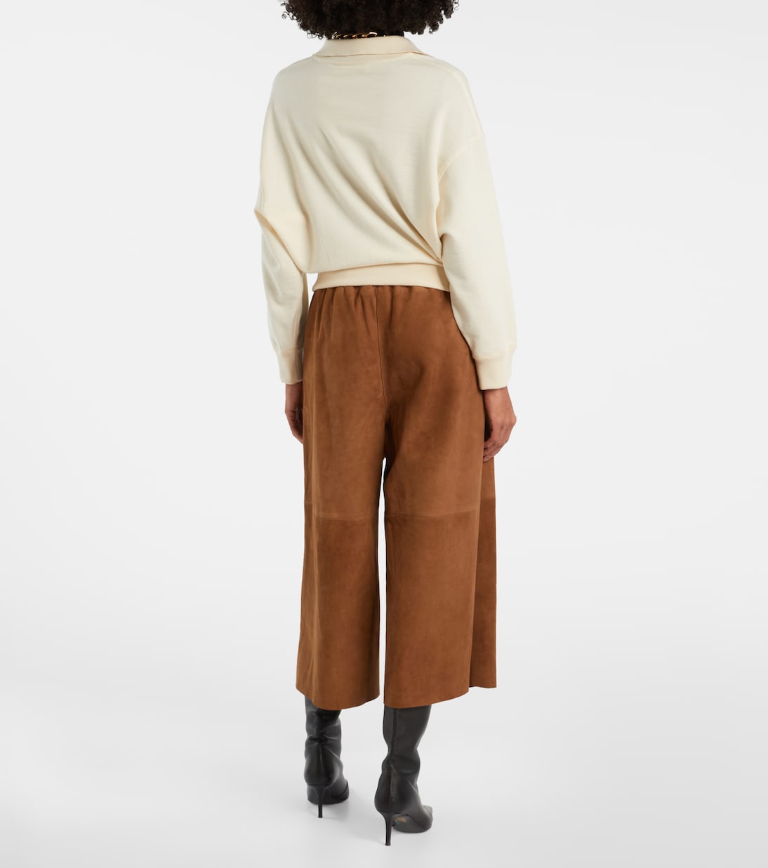 Suede culottes | Yves Salomon
