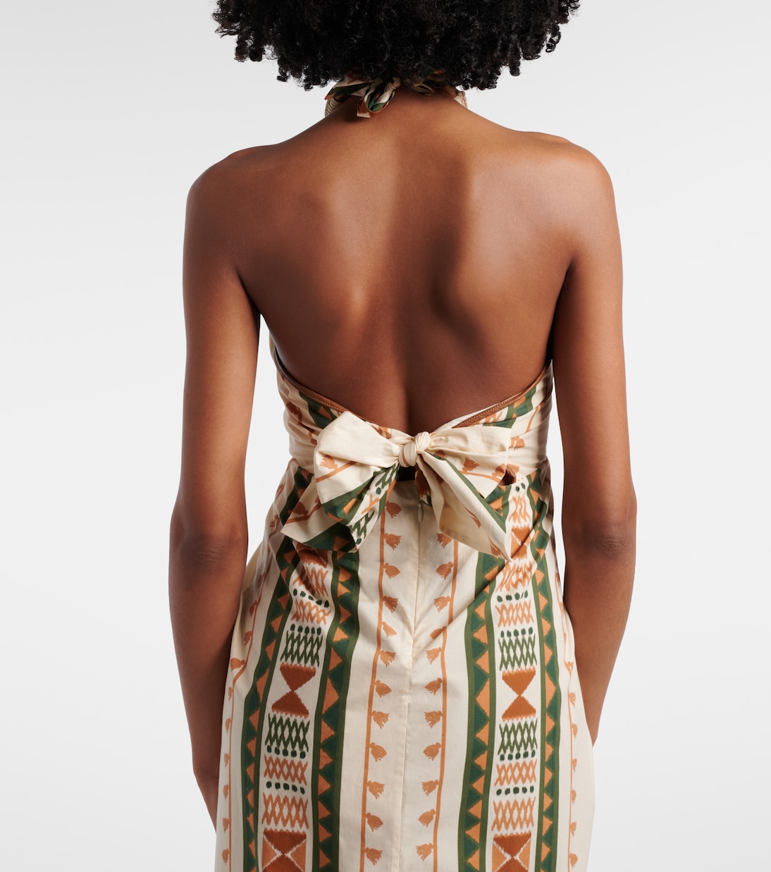 Bedrucktes Midikleid aus Baumwolle | Johanna Ortiz