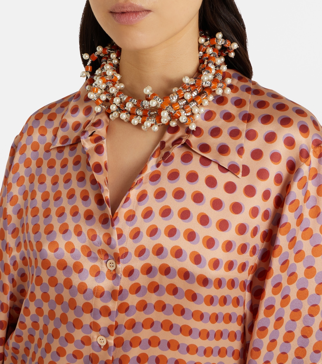 Camicia in seta a pois | Dries Van Noten