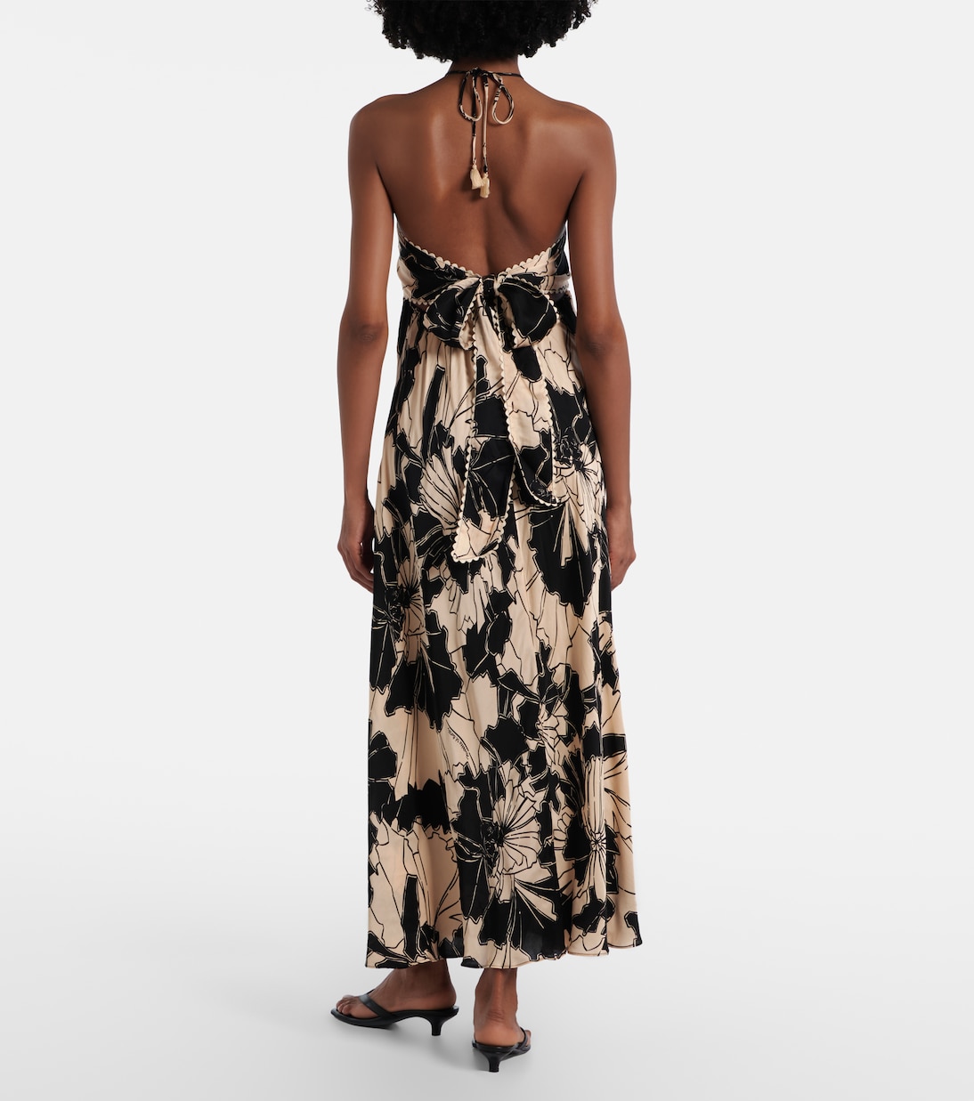Carla floral halterneck maxi dress | Poupette St Barth
