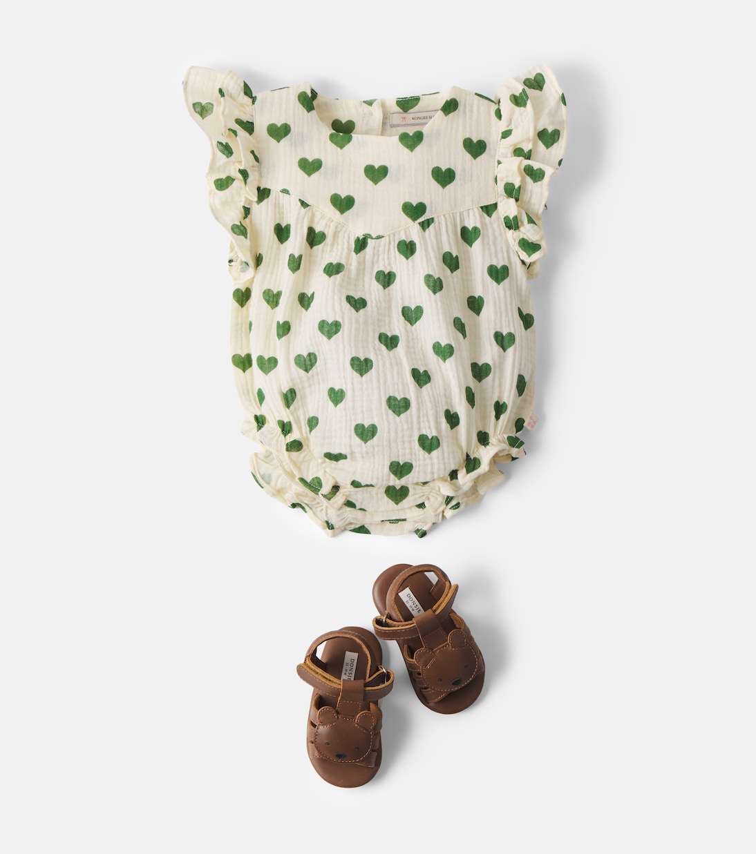 Baby Coco printed cotton muslin bodysuit | Konges Sløjd