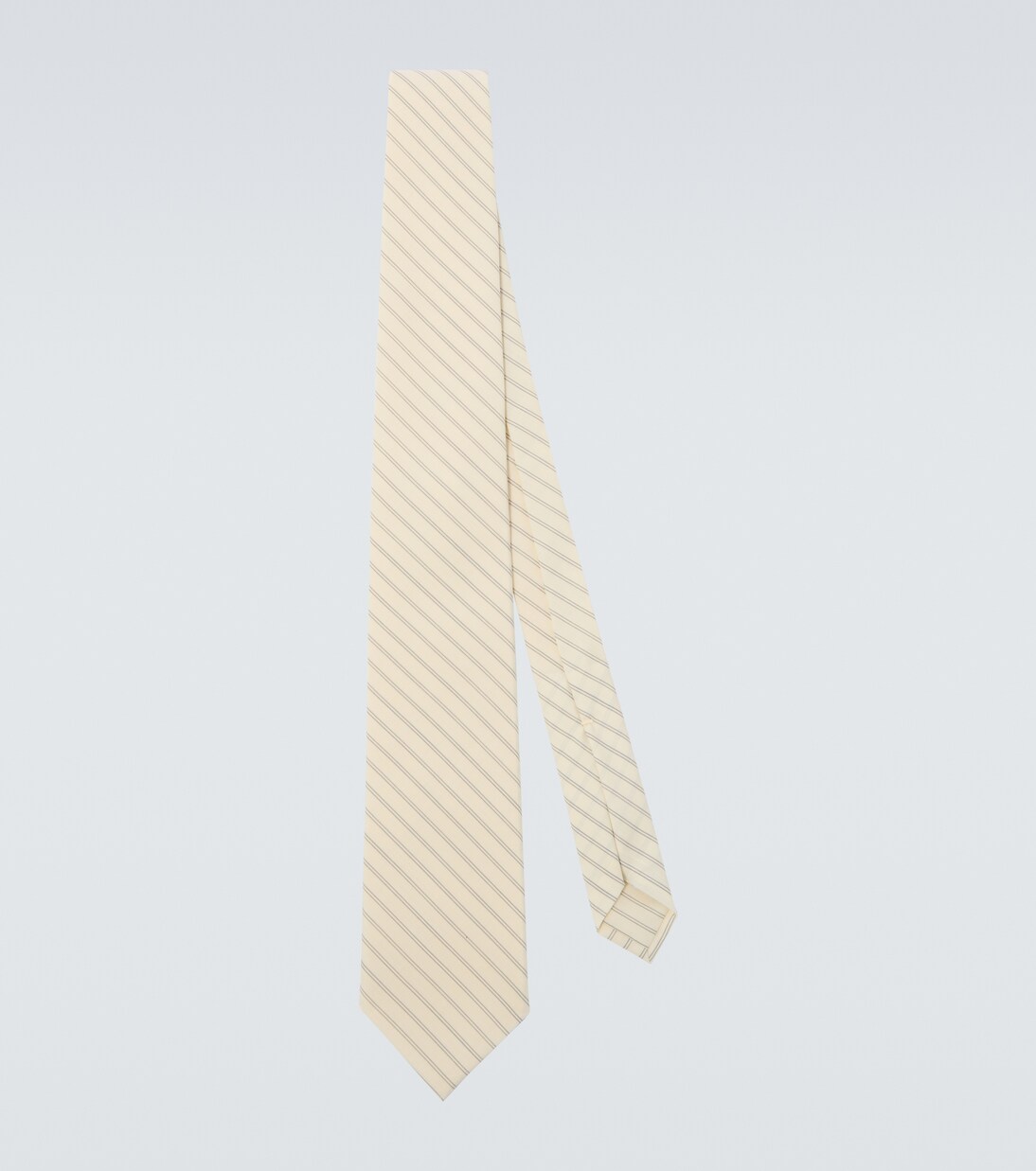 Striped wool tie | Auralee