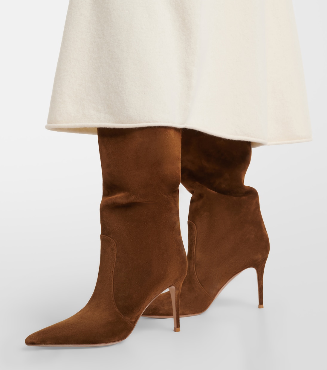 Hansen suede knee-high boots | Gianvito Rossi