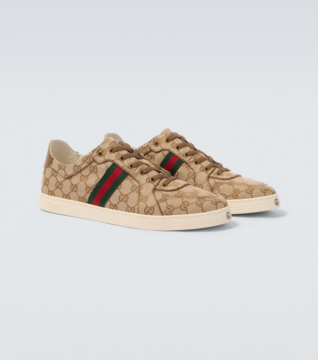 Stretch GG canvas low-top sneakers | Gucci