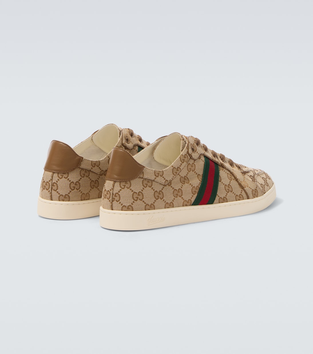 Stretch GG canvas low-top sneakers | Gucci