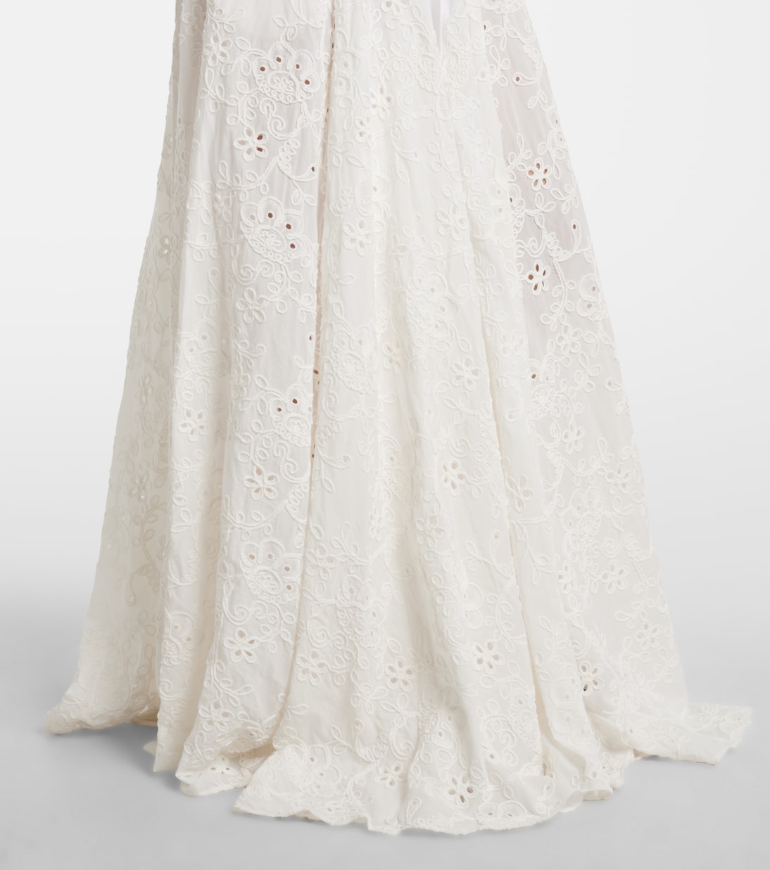 Belted broderie anglaise cotton shirt dress | Norma Kamali