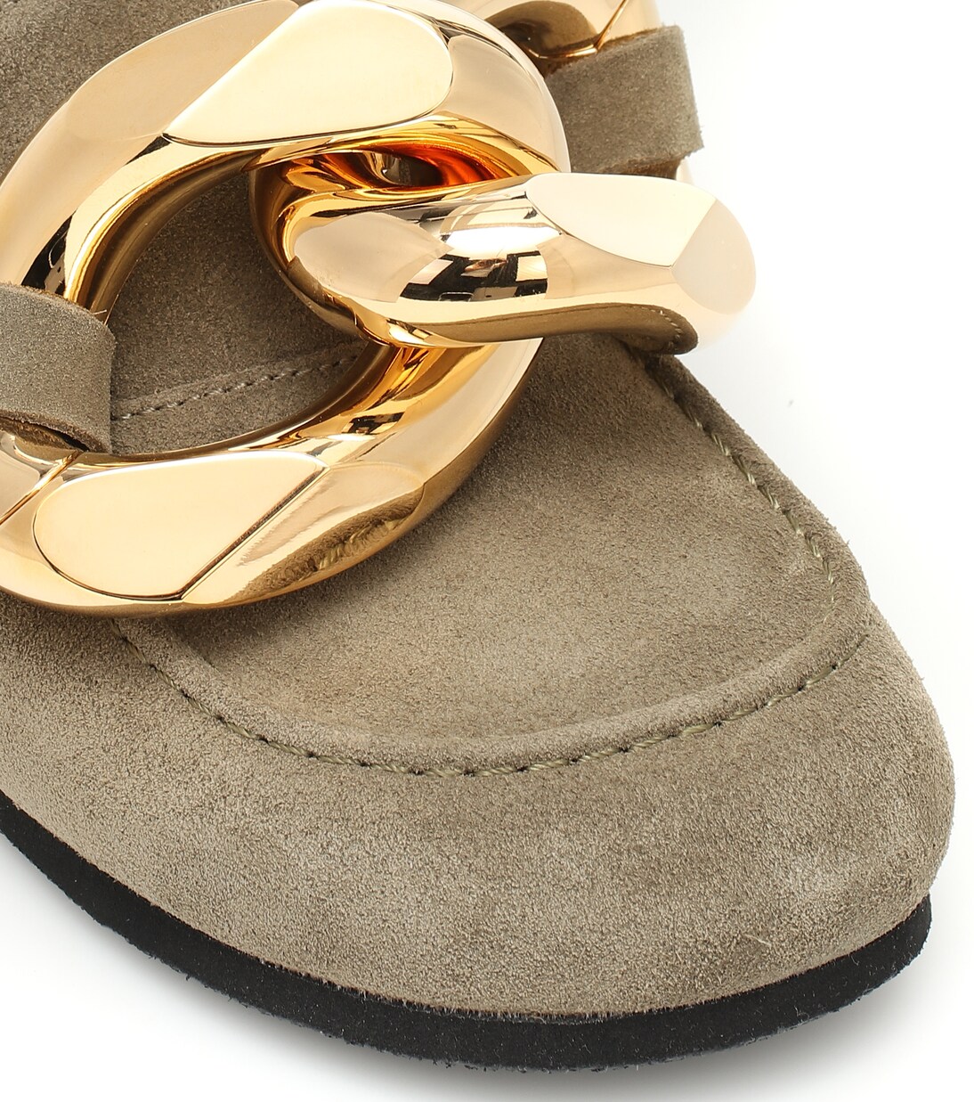 Embellished suede slippers | JW Anderson