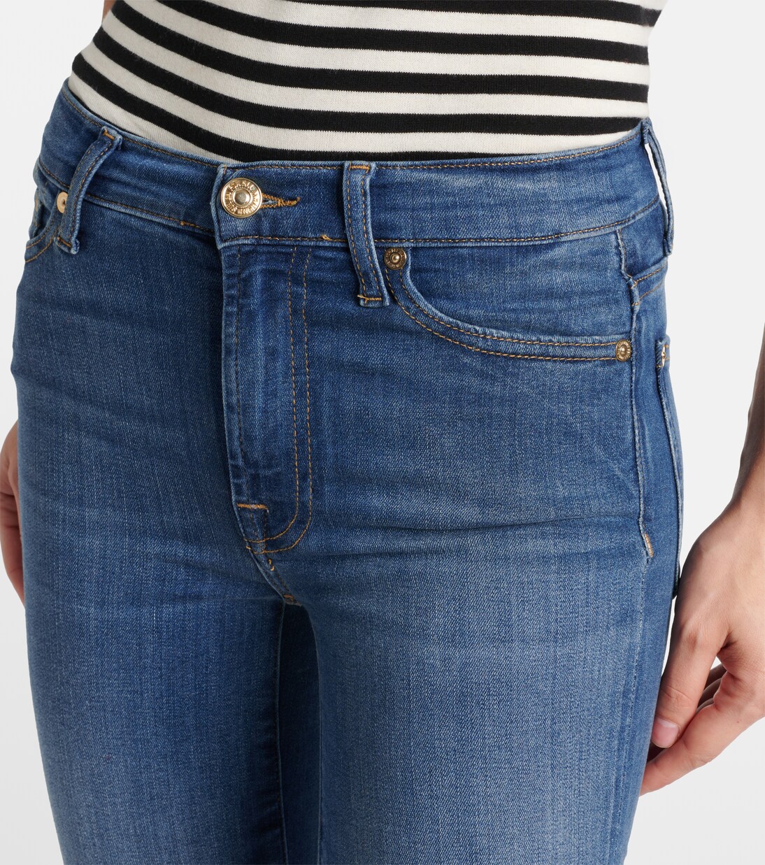 High-Rise Jeans The Skinny | 7 For All Mankind