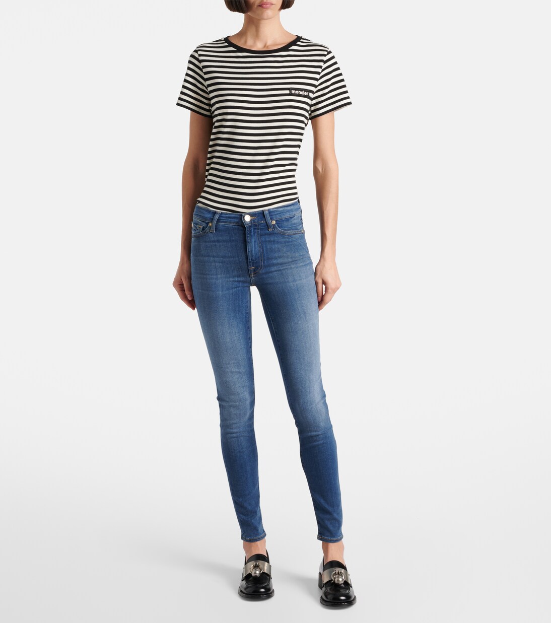 High-Rise Jeans The Skinny | 7 For All Mankind