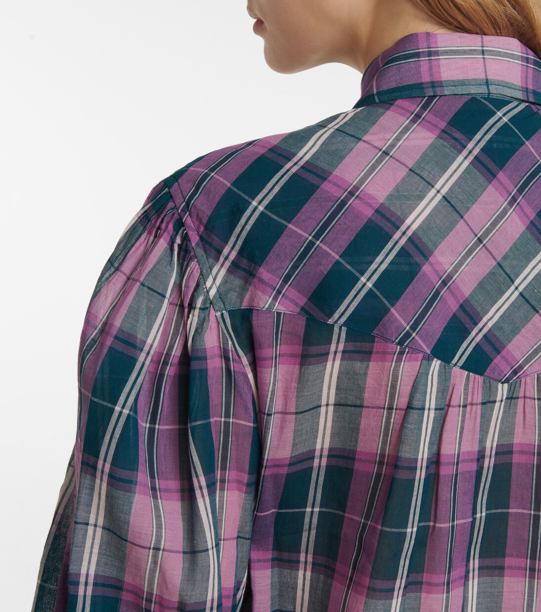 Britany 체크 코튼 셔츠 드레스 | Marant Etoile