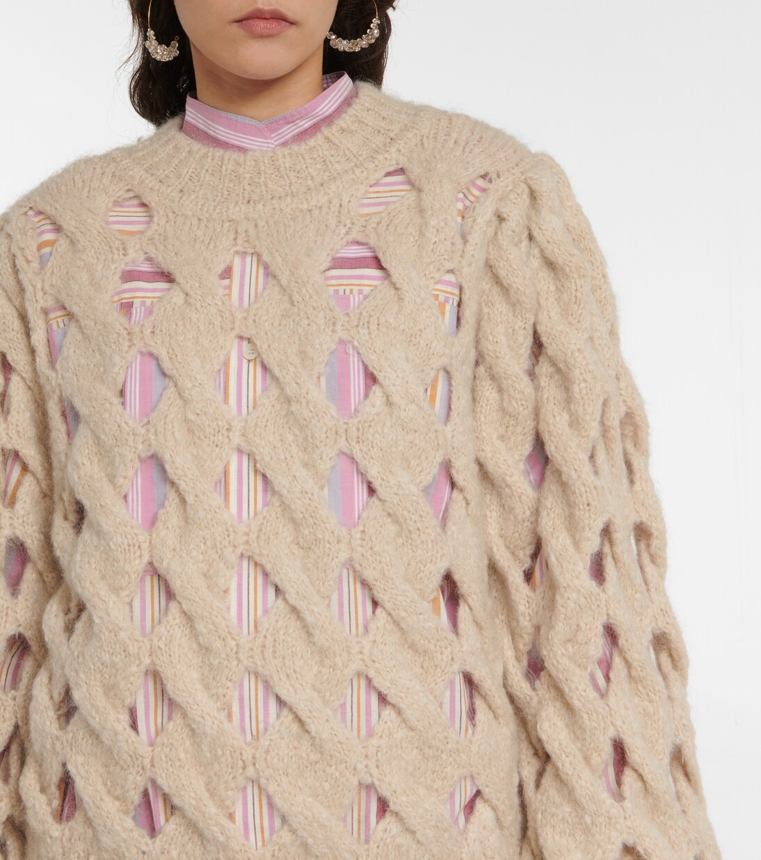 Pull Eggie en mohair mélangé | Isabel Marant