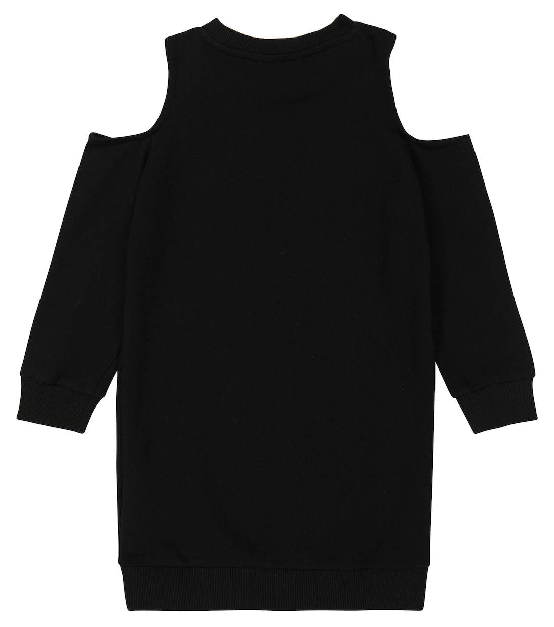 Robe sweat-shirt en coton | Balmain Kids