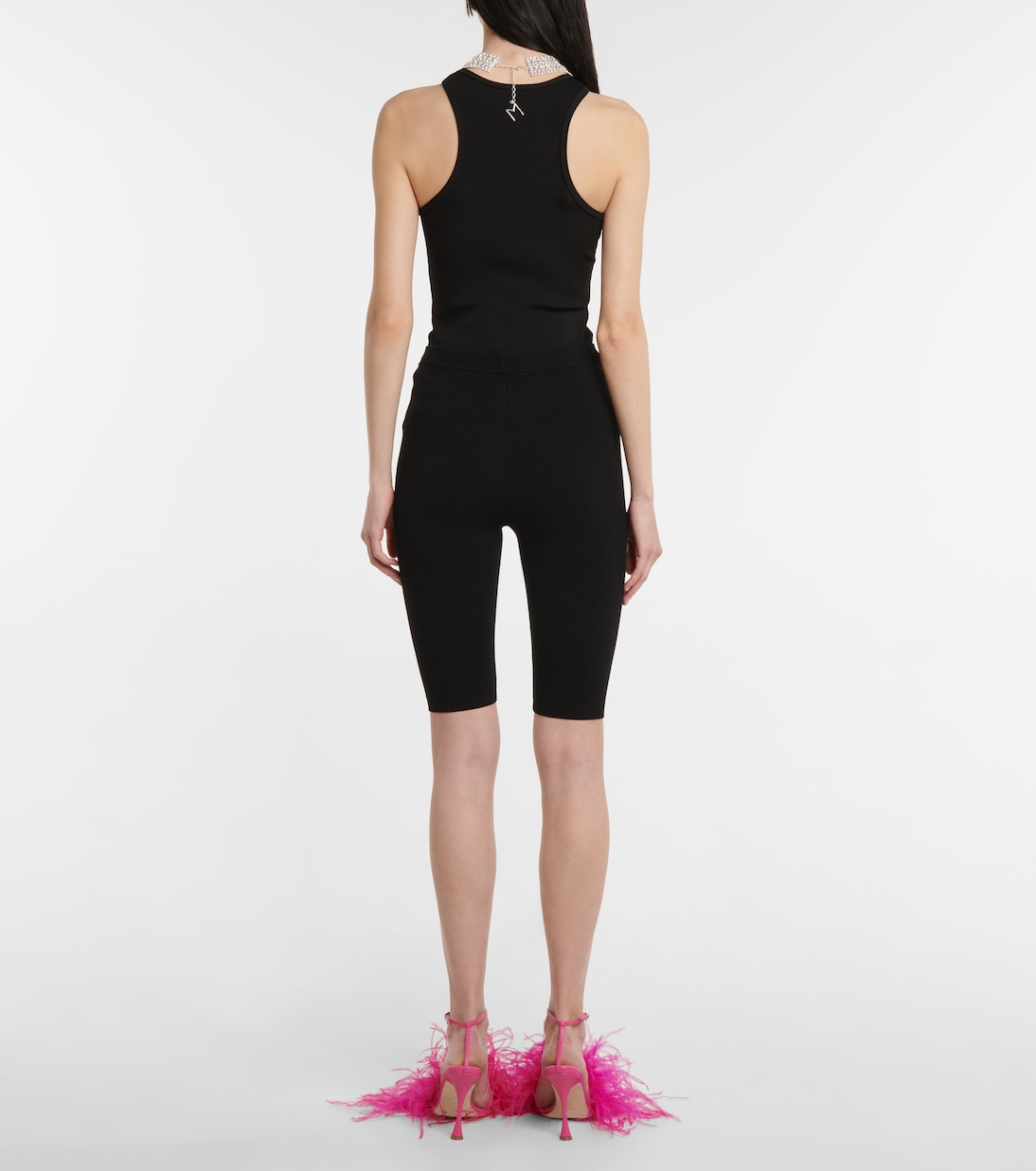 High-Rise Shorts aus Jersey | Magda Butrym