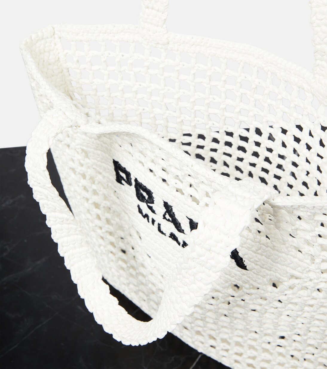 Tote Bag aus Raffiabast | Prada