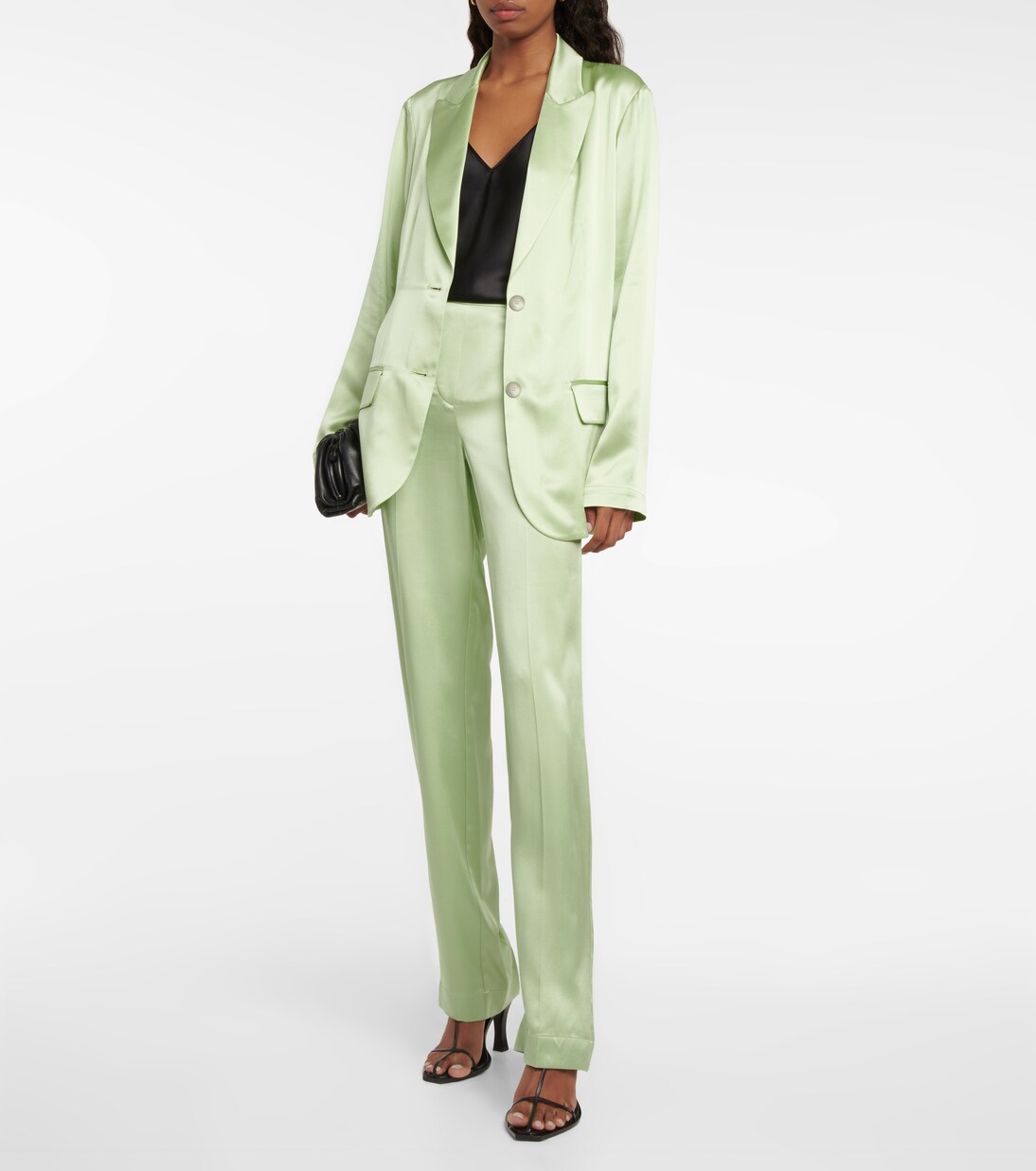 Gerade Hose Tova aus Seidensatin | Joseph