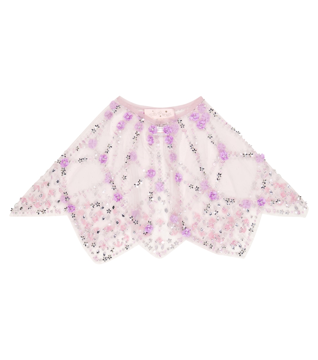Zeppelin embellished cape | Tutu Du Monde