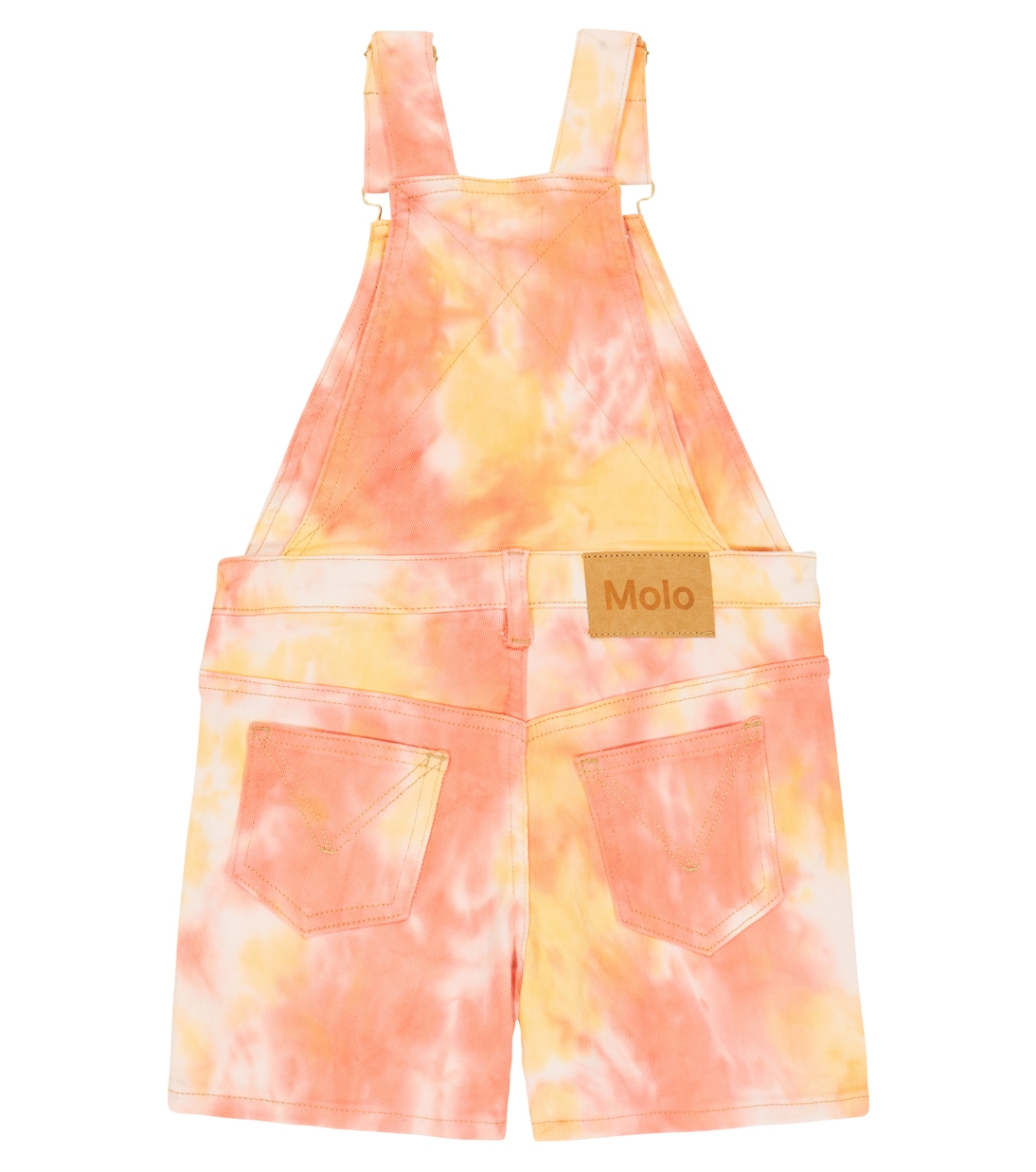 Ansonia tie-dye denim overalls | Molo