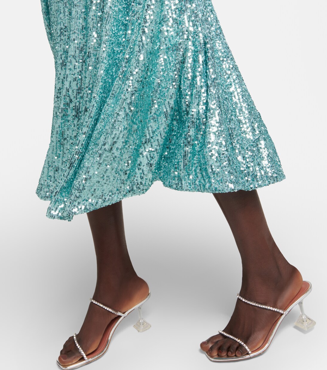 Robe midi à sequins | Monique Lhuillier