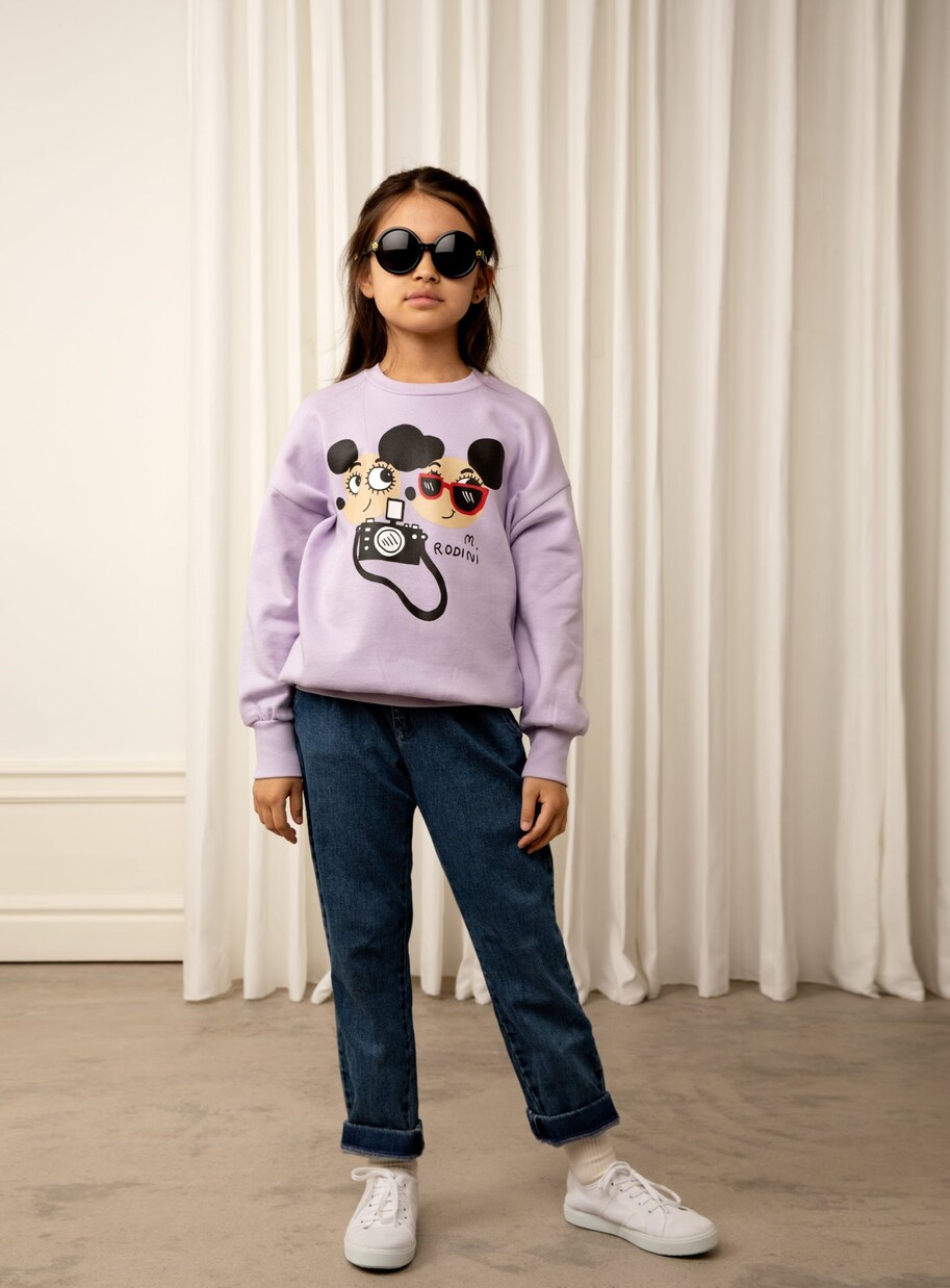 Sweat-shirt Ritzratz imprimé en coton | Mini Rodini
