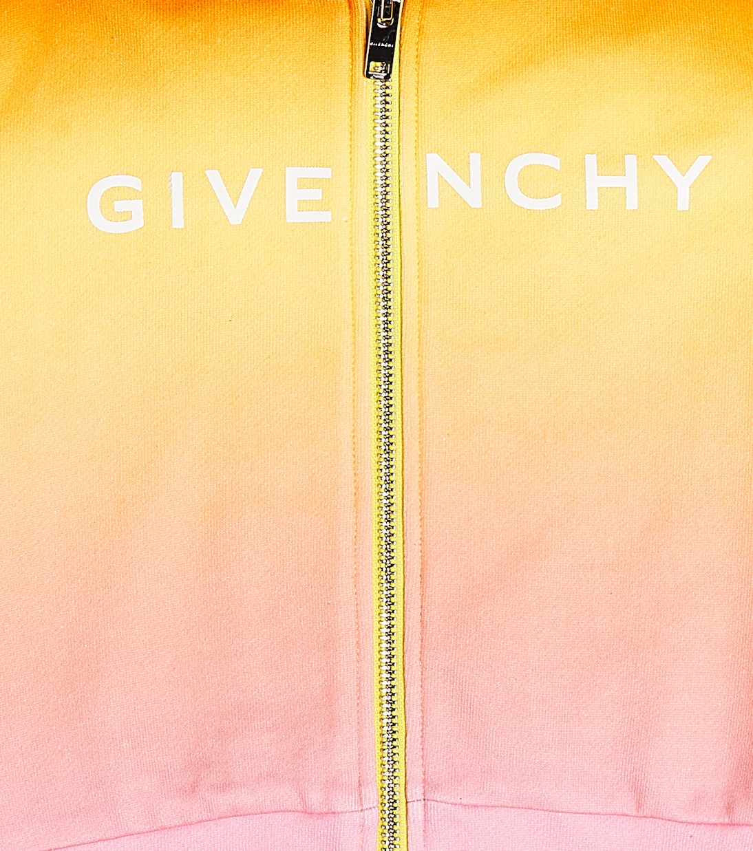 Logo ombré cotton jersey hoodie | Givenchy Kids