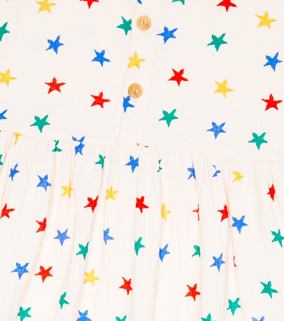 Star-print cotton minidress | Bobo Choses