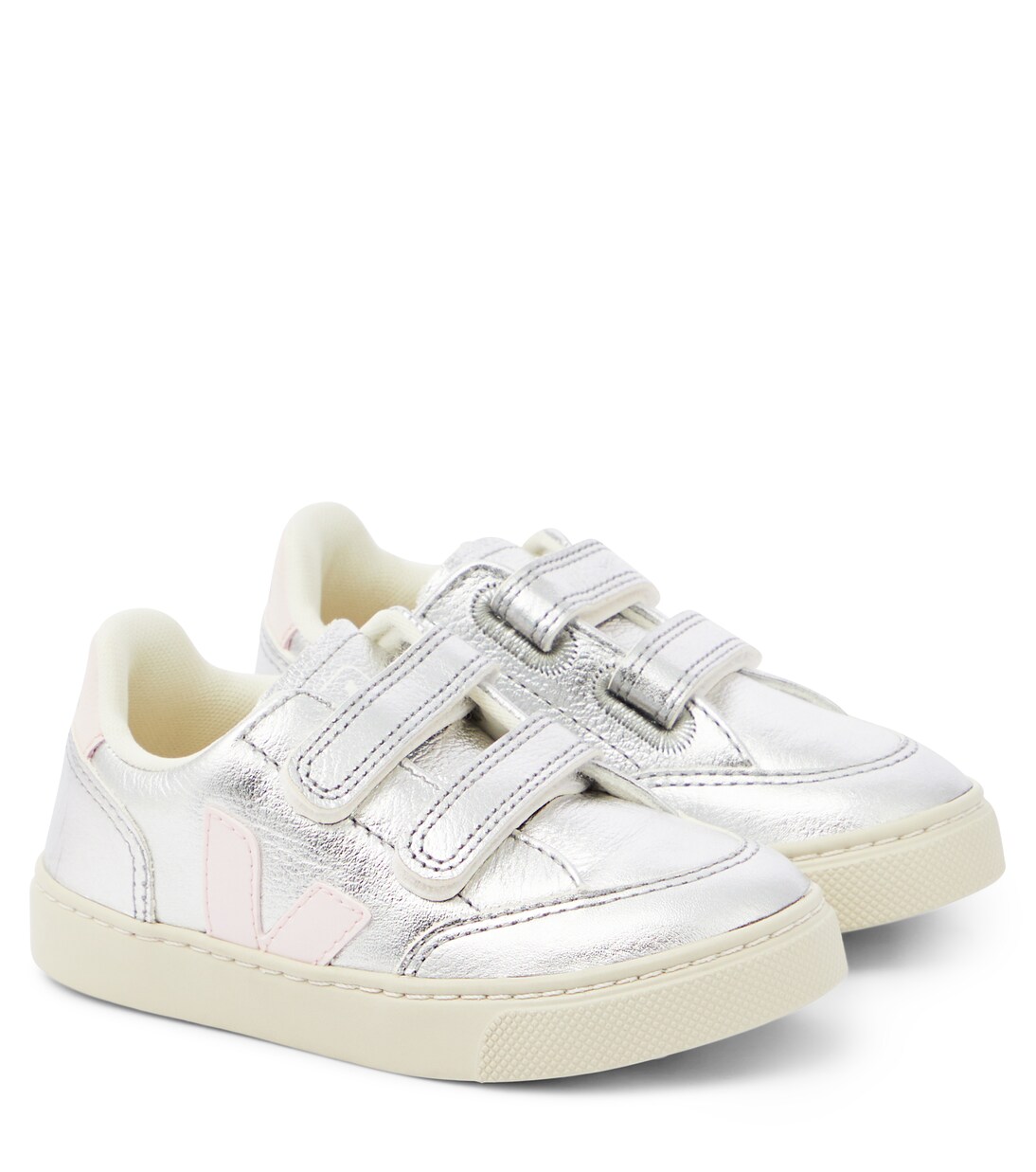 Sneakers V-12 in pelle metallizzata | Veja Kids