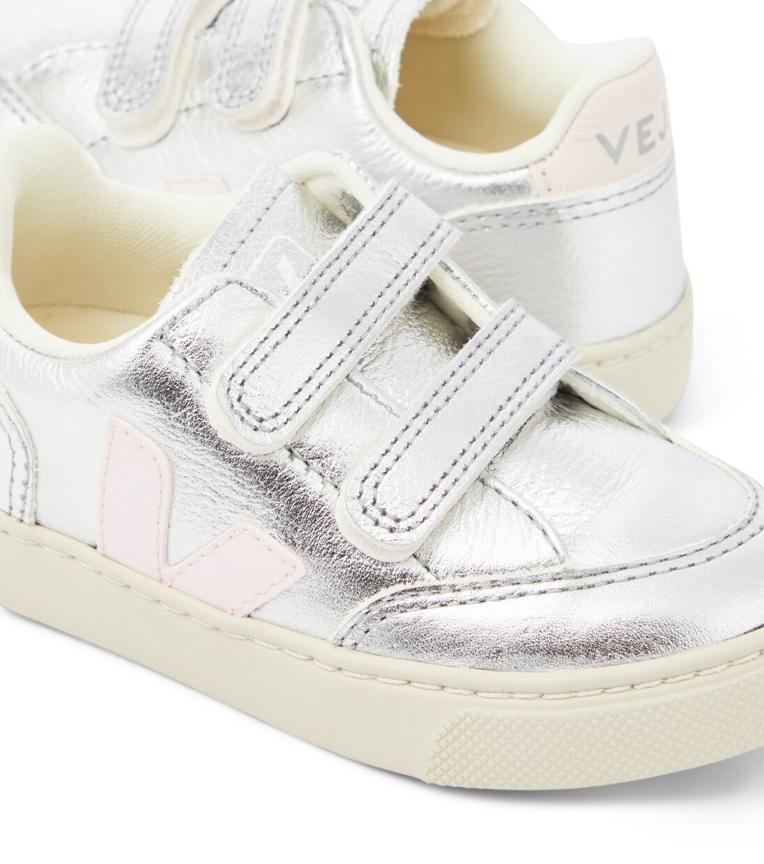 Sneakers V-12 in pelle metallizzata | Veja Kids