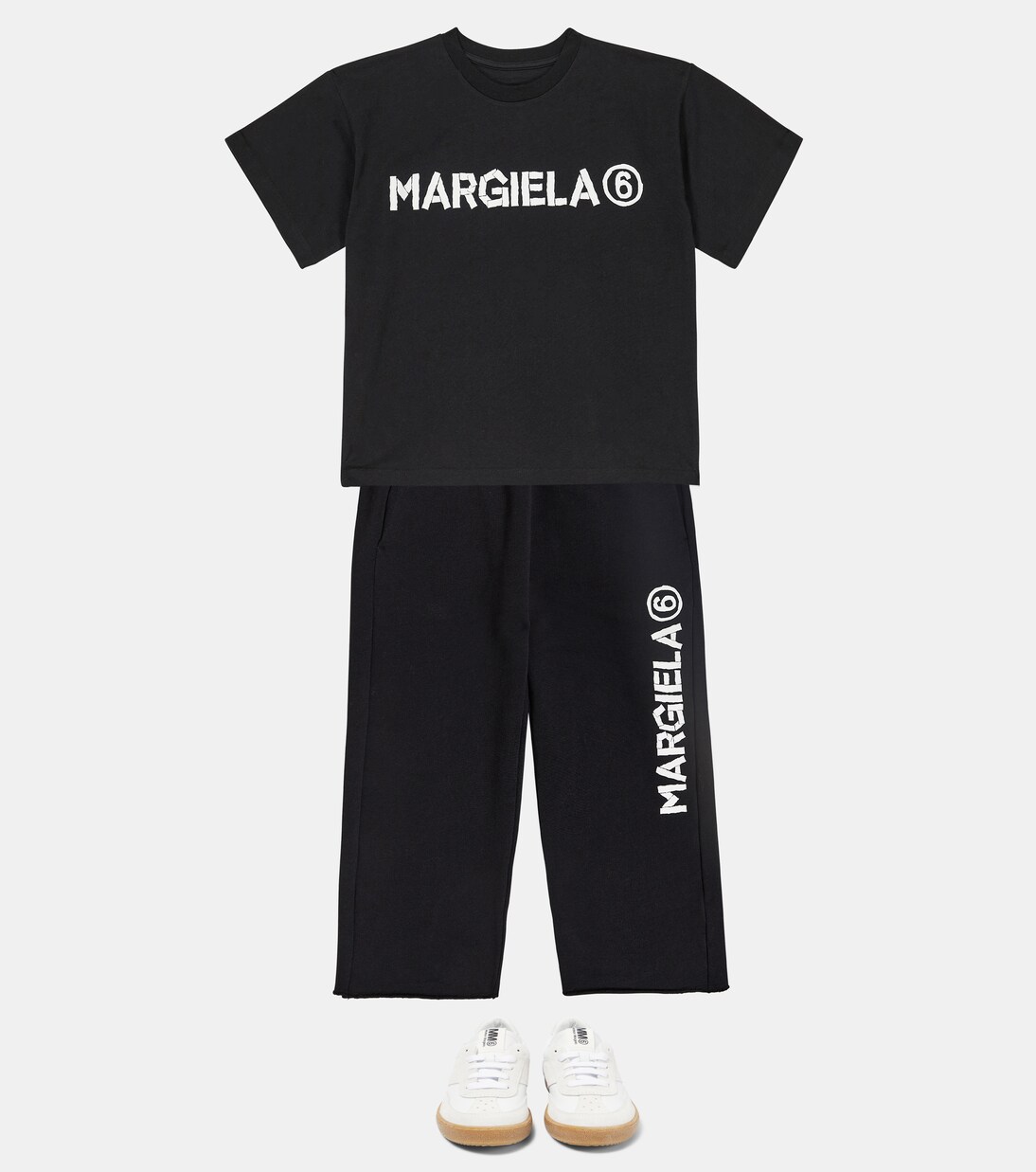 Cotton jersey sweatpants | MM6 Maison Margiela Kids