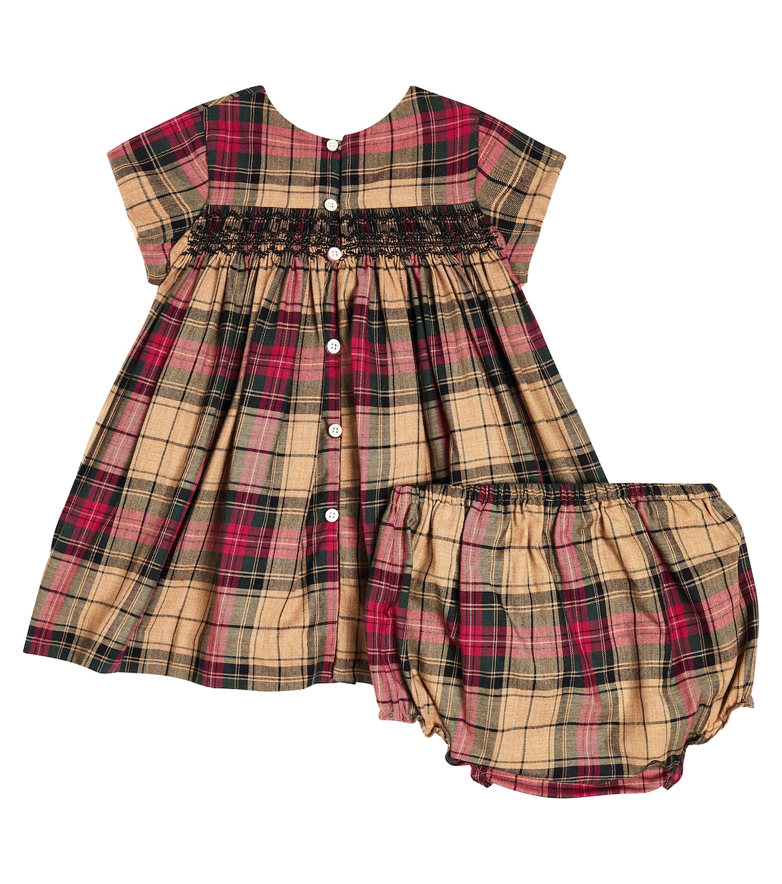 Bebé - set de vestido y braga Maruska de algodón | Bonpoint