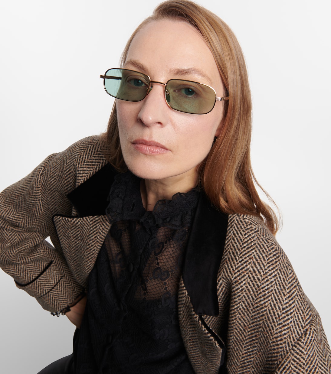 렉탱귤러 선글라스 | Gucci