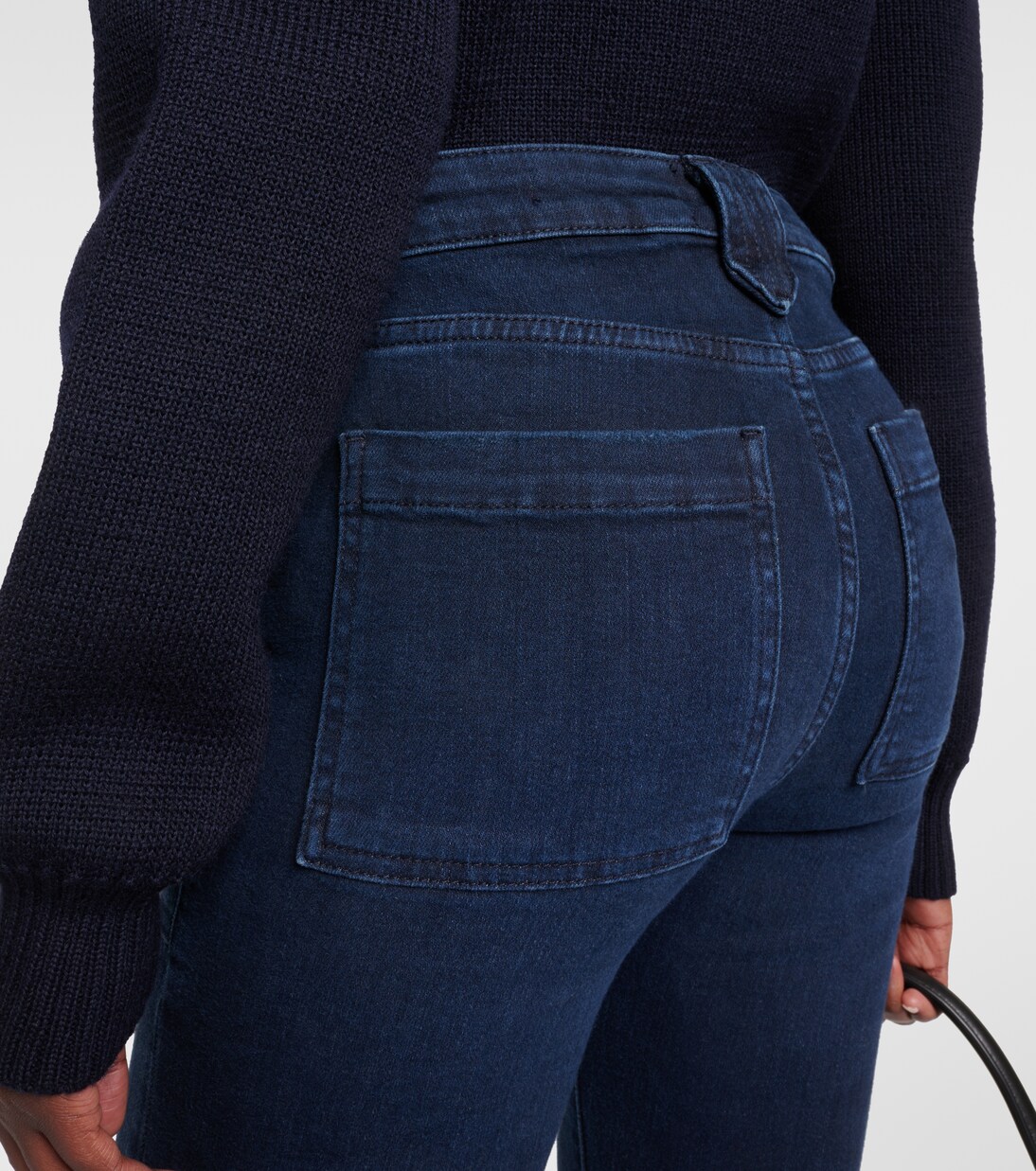 Jeans Le High Flare Trapunto a vita alta | Frame