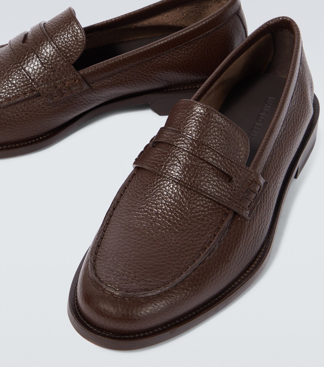 Perry leather penny loafers | Manolo Blahnik