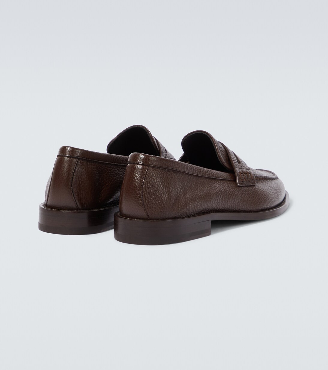Perry leather penny loafers | Manolo Blahnik