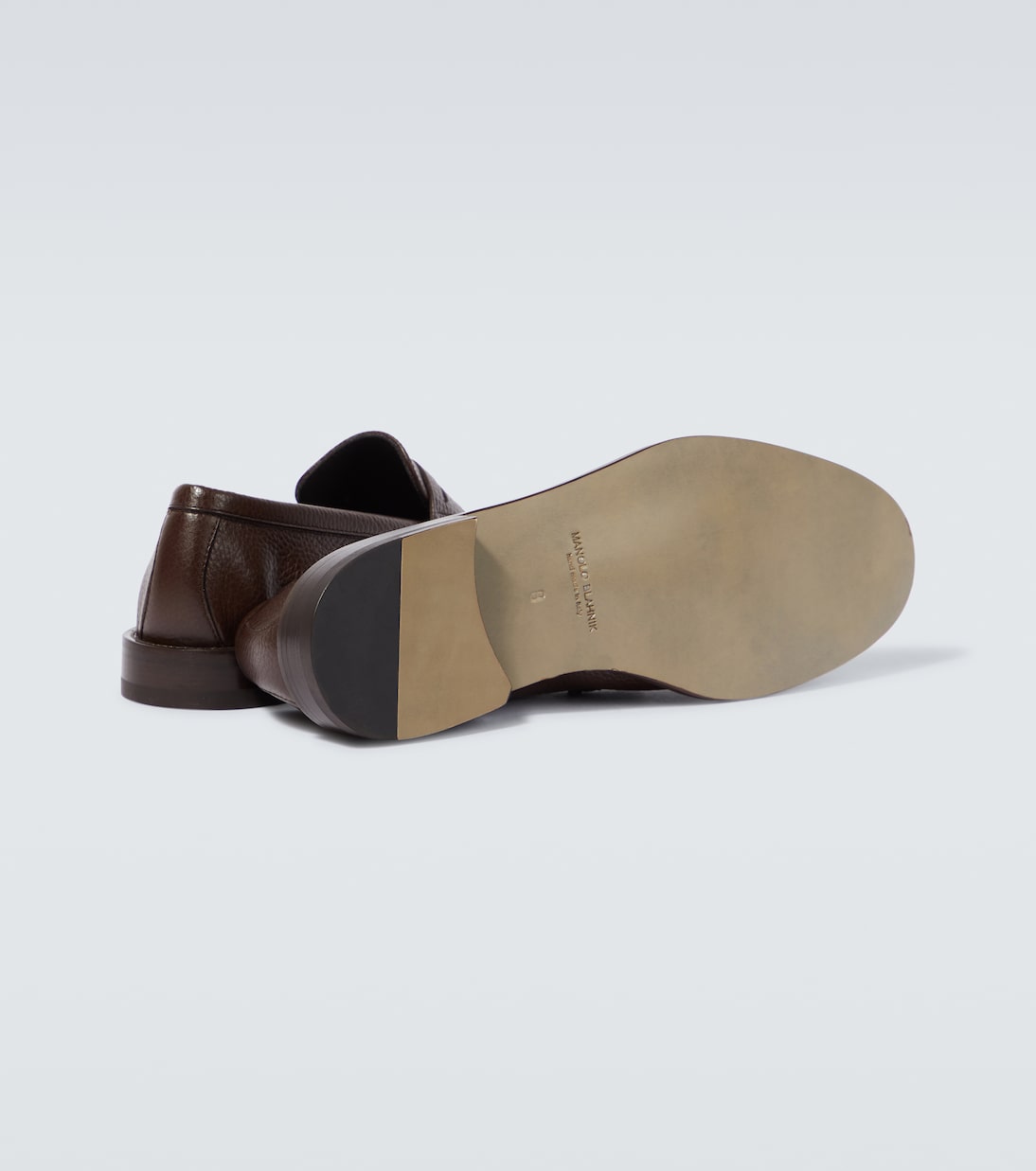 Perry leather penny loafers | Manolo Blahnik