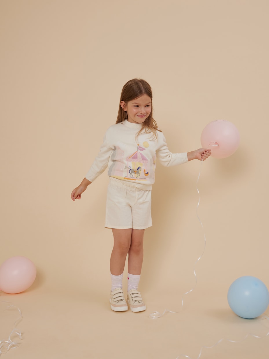 Emily denim shorts | Bonpoint