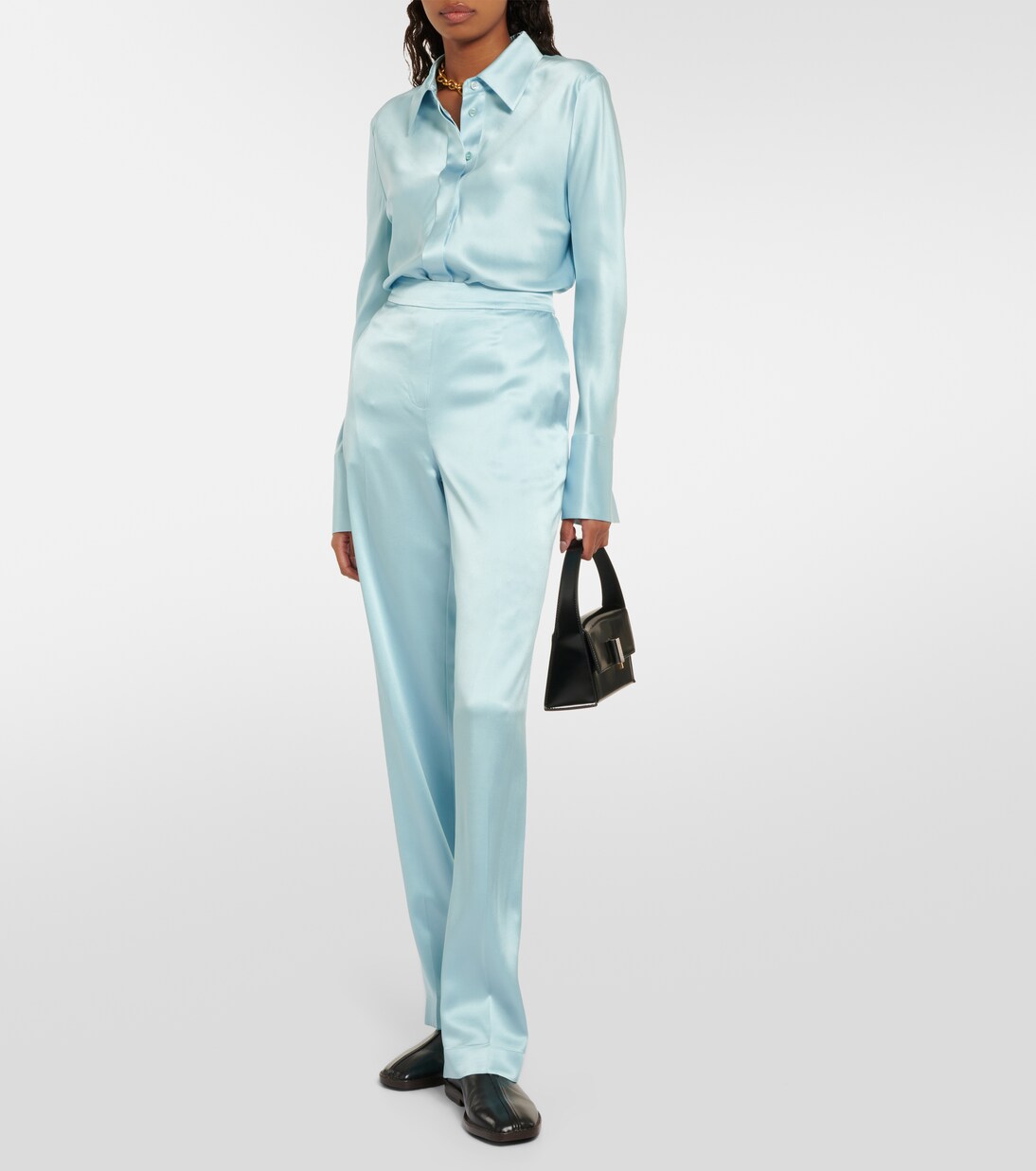 Hose Tova aus Seidensatin | Joseph