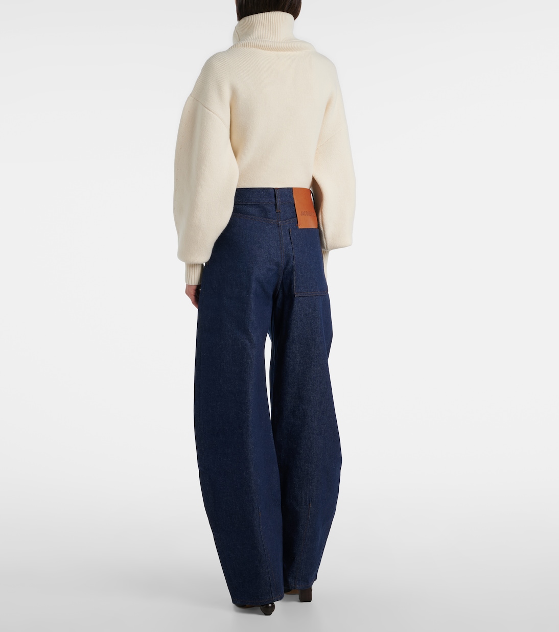 High-Rise Wide-Leg Jeans De-Nîmes Ovalo | Jacquemus