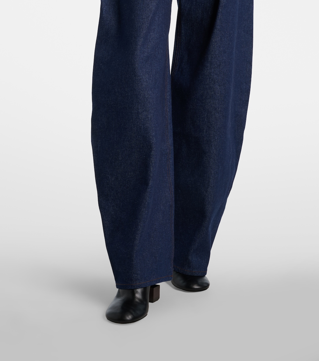 High-Rise Wide-Leg Jeans De-Nîmes Ovalo | Jacquemus