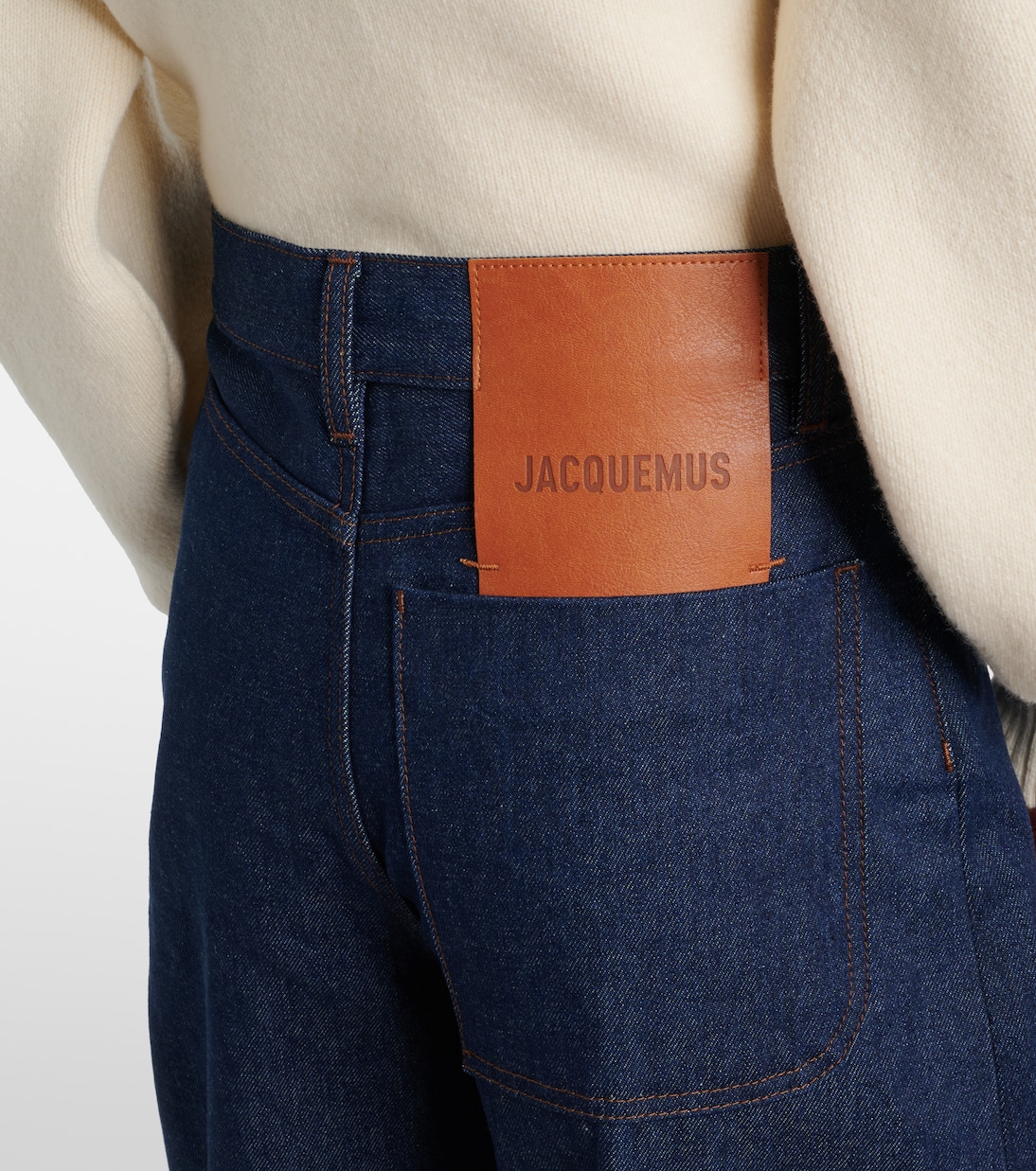 High-Rise Wide-Leg Jeans De-Nîmes Ovalo | Jacquemus