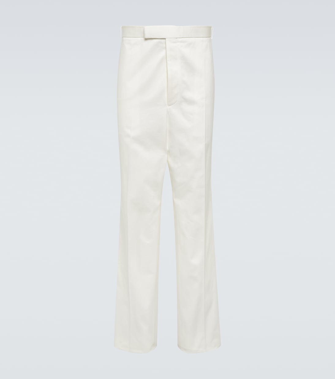 High-Rise-Chinohose aus Twill | Thom Browne