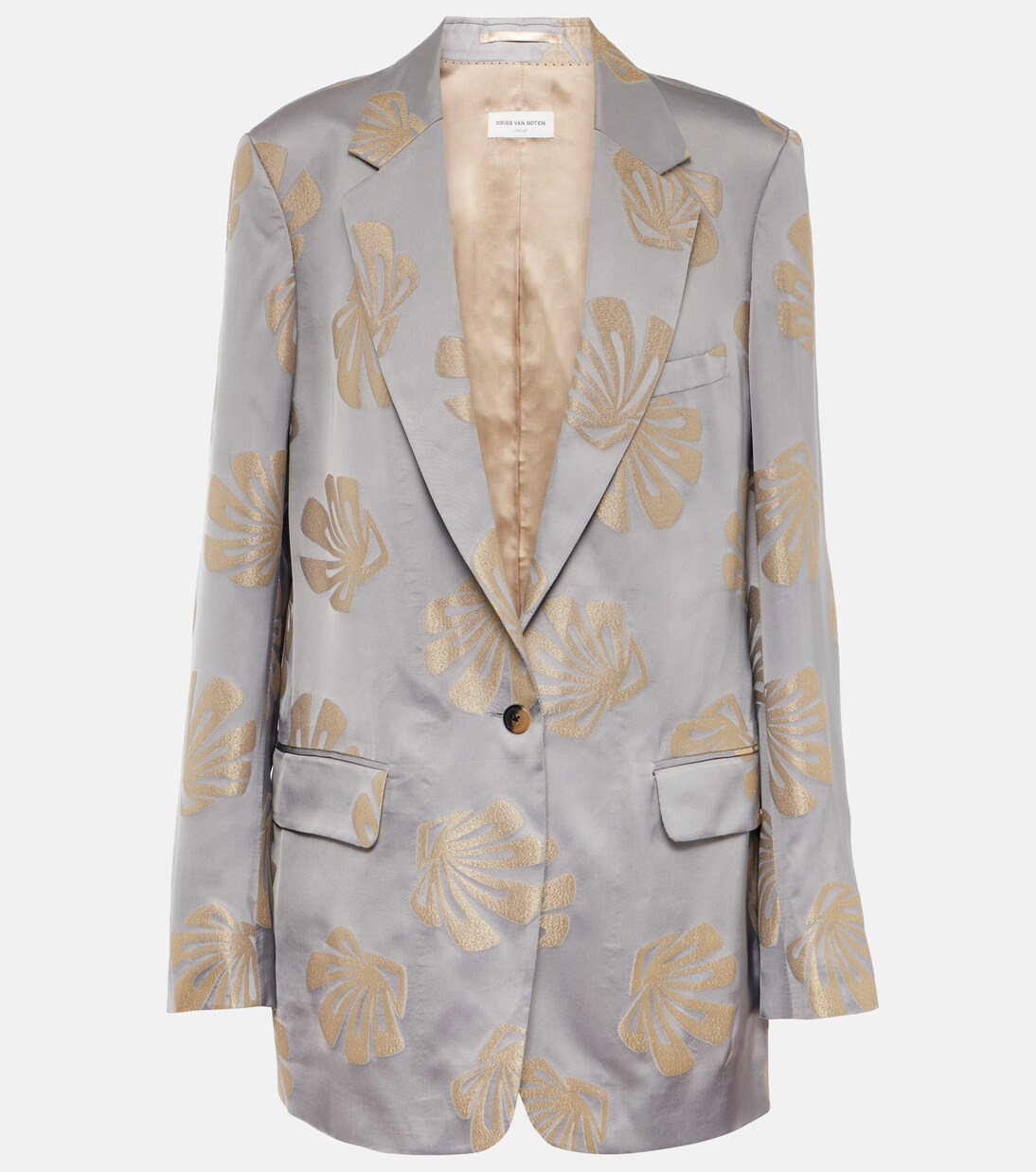 Bedruckter Blazer aus Jacquard | Dries Van Noten