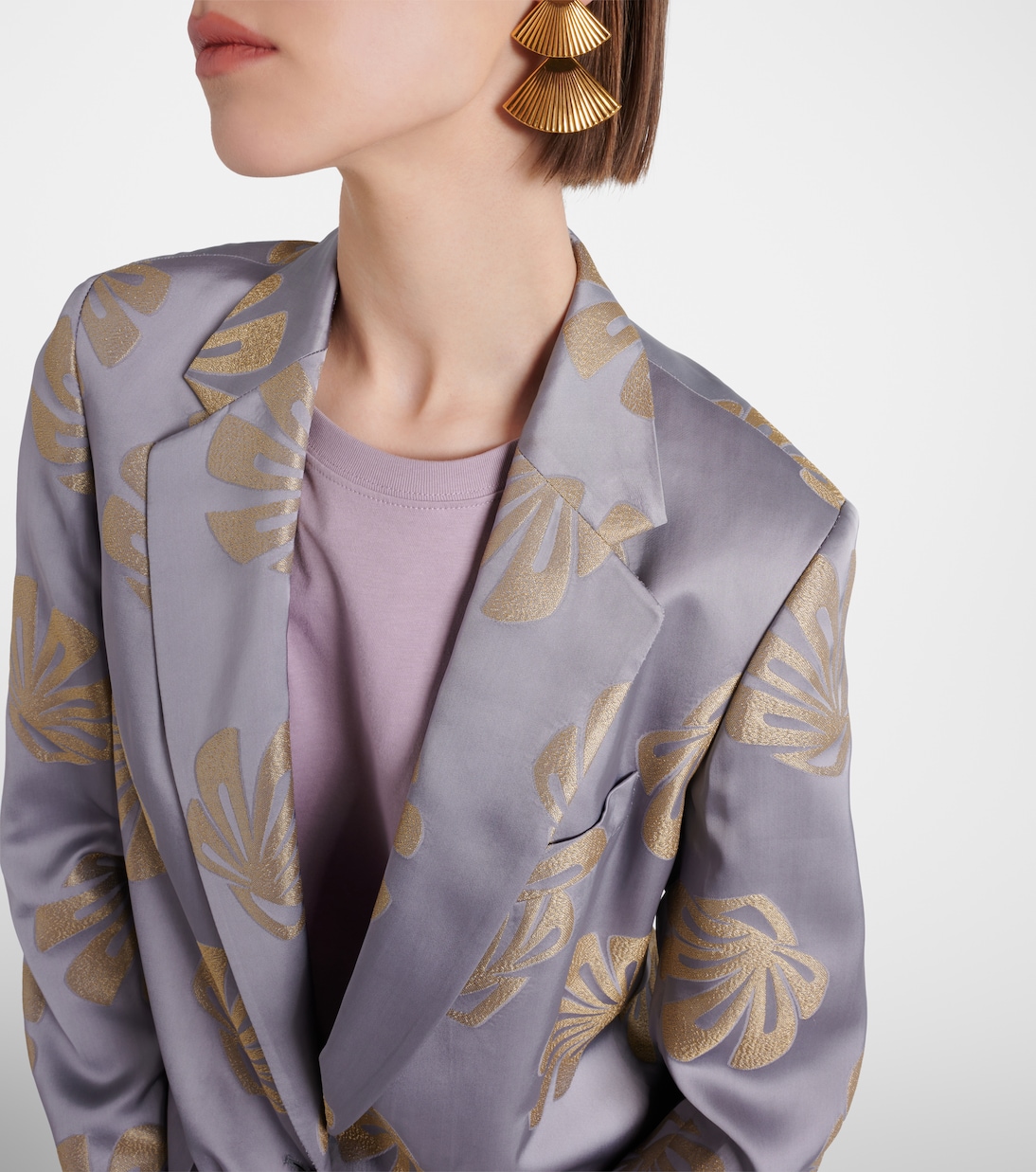 Bedruckter Blazer aus Jacquard | Dries Van Noten