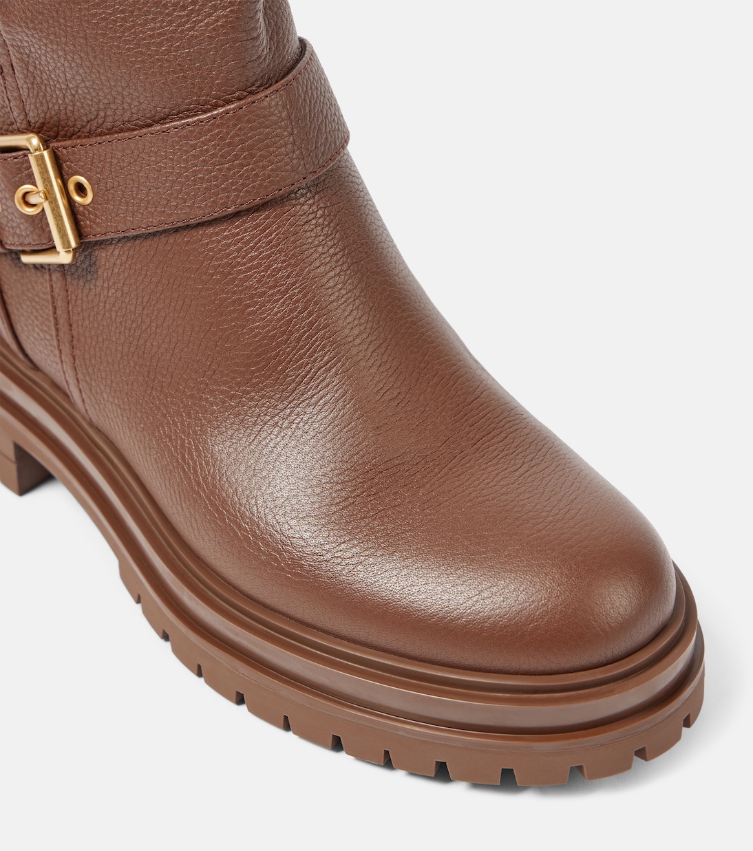 Thiago leather biker boots | Gianvito Rossi